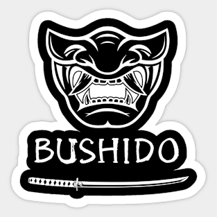 Bushido - Oni mask Sticker